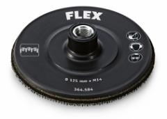 Тарельчатый шлифовальный круг Flex с креплением шлифовальных средств на "липучке" 125, M14 364584