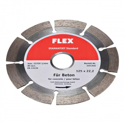 Алмазный режущий диск Flex Diamantjet по бетону Standard Beton Ø230 349054