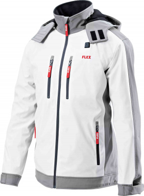 Аккумуляторная куртка с подогревом Flex TJ White 10.8/18.0 XS Женская 512044