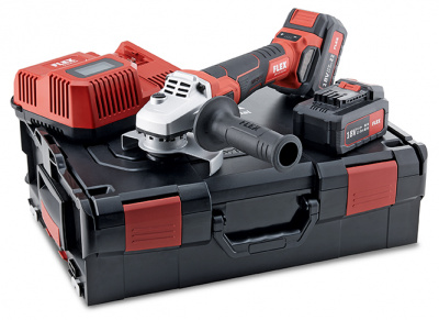 Угловая шлифовальная машина FLEX LBE 125 18.0-EC Ltd-E.5.0 Set 520861