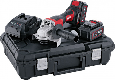 Аккумуляторная угловая шлифовальная машина Flex L 125 18.0-EC LD/5.0 Set 530496