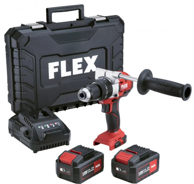 Аккумуляторный шуруповерт FLEX DD 2G10.8-LDBC/2.5Set 516171