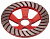 Алмазный шлифовальный круг Flex тарельчатой формы Turbo-Jet D125 28x23,5 349623