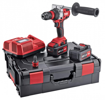Аккумуляторная двухскоростная дрель FLEX DD 2G 18.0-EC/5.0 504890