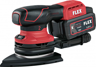 Аккумуляторная эксцентриковая шлифовальная машина Flex ODE 2-100 18-EC/2.5 Set 532089